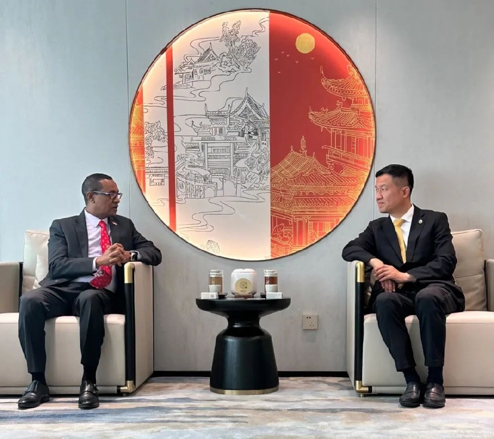 埃塞俄比亚驻华大使到访亚洲贸易馆